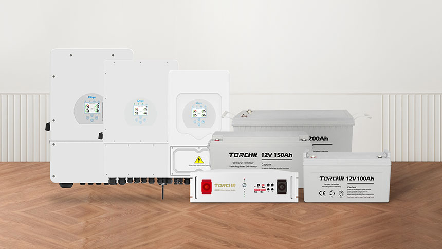 TORCHN Disinn Hybrid Home Solar Power System5