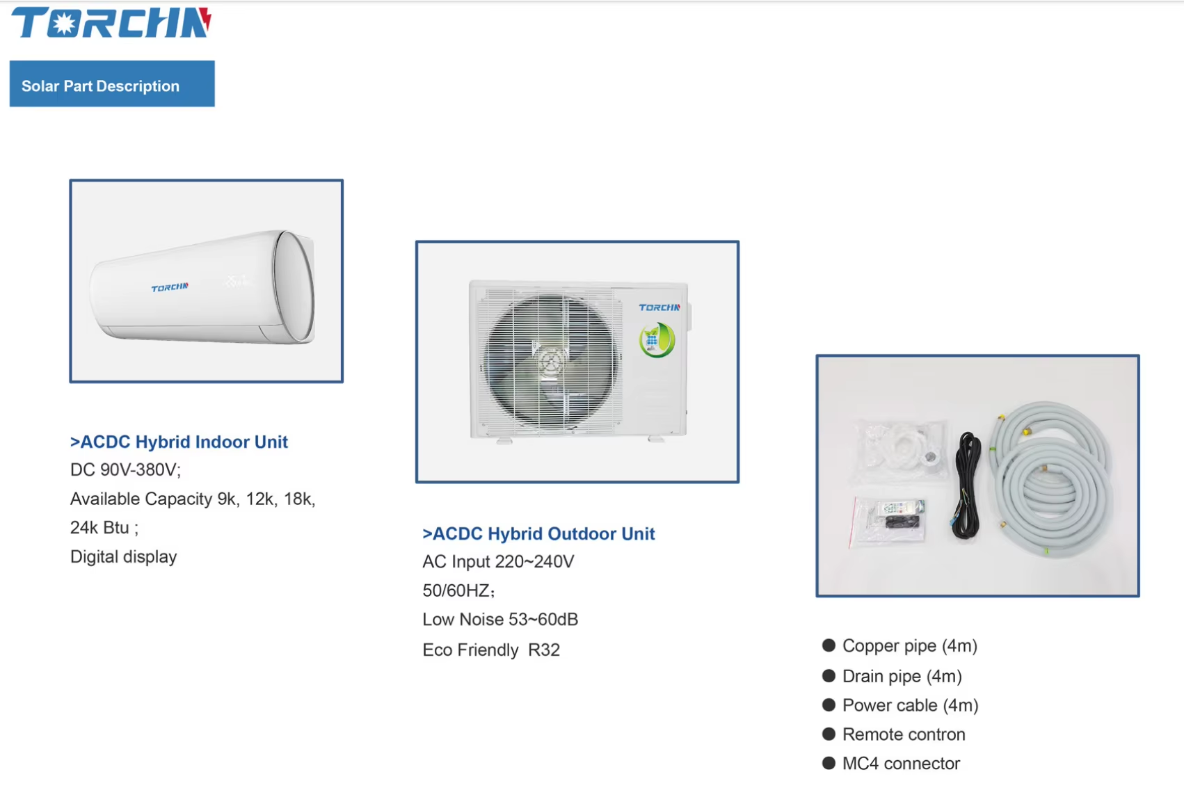 data of air conditioner